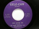 THIRD POSITION TRIO MAGNIFICENT 4 Soul 45rpm Gator Party b/w She Loves Me HEAR
