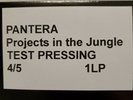 PANTERA Projects in the Jungle TEST PRESSING LP NEAR MINT Matrix #726339