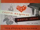 COLUMBIA ML 2063 CHOPIN MAZURKAS *MARYLA JONAS* 10