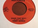 RARE  45 - TERRY GENGIS - SHAPE THAT BODY/ GONNA BE THERE - Boogie x-over  SOUL