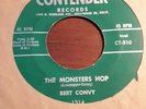 45 - Rock / Halloween - Bert Convy - Gorilla / Monsters Hop - Contender VG++