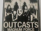 OUTCASTS MAGNUM FORCE / GANGLAND WARFARE RARE 1981 IRELAND PUNK GBH 001 KBD