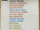 ASD 517 Poulenc Concerto for 2 Pianos etc. / Pretre etc. W/G