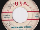 JESSIE FORTUNE Too Many Cooks R&B 45 blues w/ BUDDY GUY & Big Walter Horton HEAR