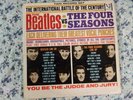 THE BEATLES vs THE FOUR SEASONS Very Rare '64 VEE-JAY Mono Double LP VJ