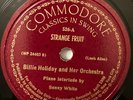 Billie Holiday-Strange Fruit-78 rpm Commodore 526 (E+) NYC 1939