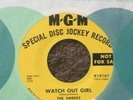 THE EMBERS MGM PROMO SOUL 45 - WATCH OUT GIRL & FAR AWAY PLACES