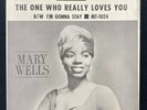 Mary Wells ?- The One Who Really Loves You - Picture Sleeve Motown ?MT-1024 - 45
