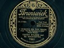 78tk-Jazz-BRUNSWICK 7501-Billie Holiday w/Teddy Wilson-(Miss Brown/I wished on )