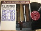 MERCURY SR 90309 SHOSTAKOVICH Quartets #4 & 8 BORODIN SQ 35mm RFR1/1 1963 NM