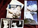 MADONNA 1986 TRUE BLUE VINYL GOLD STAMP PRESS PROMO RECORD HYPE STICKER POSTER