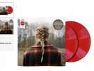 Taylor Swift bundle - red evermore vinyl & signed evermore CD