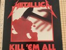 METALLICA KILL EM ALL SUPER RARE DEBUT LP OG 1983 INDIE PRESSING MEGAFORCE