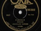 CHOCOLATE DANDIES  OKEH 8627 ELECTRIC 1928 PADUCAH & 4 OR 5 TIMES RACE SERIES E+