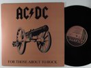 AC/DC For Those About To Rock ATLANTIC LP NM club edition embossed gatefold  