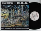 JELLO BIAFRA & D.O.A. Last Scream... ALTERNATIVE TENTACLES LP NM/VG+ w/ inserts 