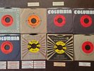 VINTAGE JOHNNY CASH COLUMBIA LABEL RING OF FIRE TITLE STRIP 45 RECORD SLEEVE LOT