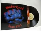 MOTORHEAD iron fist (1st uk press) LP EX/EX, BRNA 539, vinyl, album, with inner