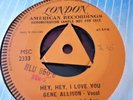 2 x 1 sided London Demos. Gene Allison. Strong EX