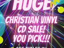UPDATED 9-14-21 HUGE  Christian Vinyl CCM Rock Sale U Pick  90's Modern  200+