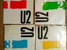 U2 PAC 3  Set Of 4 Singles 7 inch Vinyl Rare Ireland  Pride Sunday Bloody Sunday