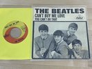 Beatles Original 1964 Can’t Buy Me Love Capitol Record Picture Sleeve VG+ w/45