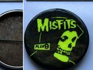 Misfits Original Fiend Club Button Badge Pin hand made Glenn Danzig Samhain
