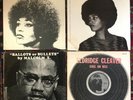 FOUR BLACK POWER / CIVIL RIGHTS LPs - Angela Davis, Malcolm X, Eldridge Cleaver