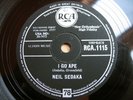 NEIL SEDAKA, I GO APE / MOON OF GOLD, RARE 1959 UK RCA 78 RPM RECORD, EXCELLENT