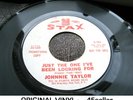 JOHNNIE TAYLOR promo 'Just The One I've Been Looking For' Mercedes Northern Soul