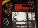 The Chameleons Single Singing Rule Britannia FULLY SIGNED signiert Autogramm