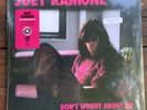 JOEY RAMONE - DON'T WORRY ABOUT ME LP RSD 2021 PINK BLACK SPLATTER VINYL Ding