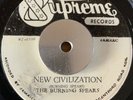 The Burning Spears - New Civilization 45 / 7” Rare roots Reggae Ja  1972 Vg+