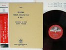 GIOCONDA DE VITO BRAHMS VIOLIN SONATA 1 & 3 ANGEL AB-8054 Japan OBI RED LP