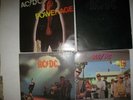 AC/DC lot  of 4 Back in Black, Dirty deeds, let there be rock,powerage