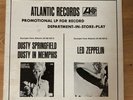 Led Zeppelin USA Promo LP For In Store Play Atlantic 1969 Dusty Springfield