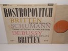 LXT 5661 Britten Schumann Debussy Cello Sonatas Rostropovich Britten Grvd O/S