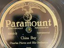 Paramount 12619 Charles Pierce Orch CHINA BOY Jazz  1928 78rpm E