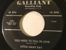 R&B POPCORN Little Jimmy Ray YOU NEED TO FALL IN LOVE Galliant 45 very rare
