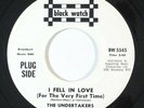 Garage 45 UNDERTAKERS I Fell In Love/Throw Your Love Away Girl on Black Watch