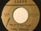 NORTHERN SOUL Larry Johnson & The Ideals PLEASE LOVE ME Zorro 45 rare