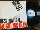 Jackie McLean Destination out w.G.Moncur III Blue Note (Japan) insert