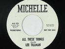 Northern Soul 45 - Lee Tillman - All These Things - Michelle - VG+ mp3