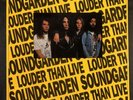 1990 Soundgarden Louder Than Live Promo Vinyl LP Chris Cornell Alive In Chains