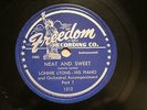 50'S BLUES LONNIE LYONS Neat And Sweet Pts. 1&2 FREEDOM 1512  EE+