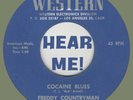 HILLBILLY BOPPER - FREDDY COUNTRYMAN-Cocaine Blues/Woman Please WESTERN
