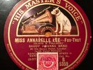 Savoy Havana Band + Billy Barton   Miss Annabelle Lee   HMV B5359 hot