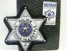 THE POLICE MESSAGE IN A BOTTLE Badge Shaped Vinyl Picture Disc + Wallet Sleeve