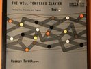 ROSALYN TURECK  BACH The Well-Tempered Clavier Book 2 DECCA DX 128 BOX RARE VG++