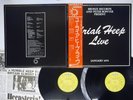 URIAH HEEP LIVE BRONZE P-5501,2B Japan OBI VINYL 2LP